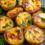 Air Fryer Cheesy Potatoes