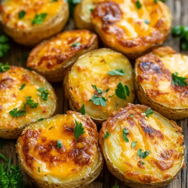Air Fryer Cheesy Potatoes