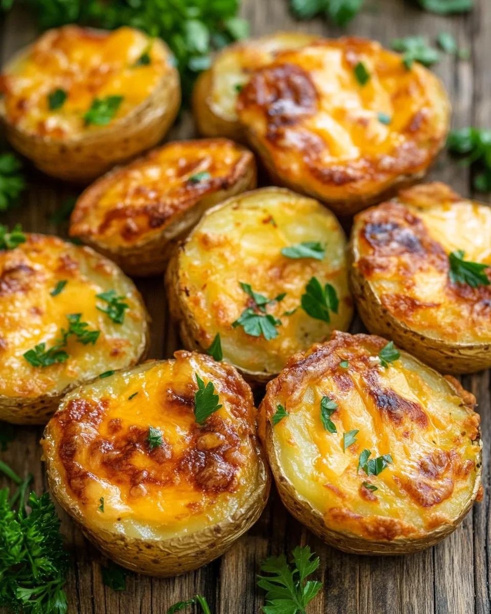 Air Fryer Cheesy Potatoes