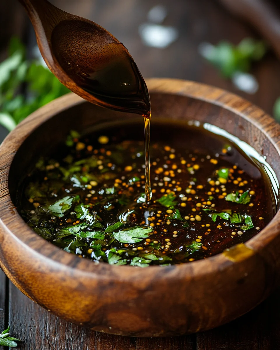 Balsamico-Senf-Honig-Dressing