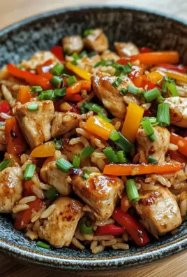Bratreis mit Hähnchen