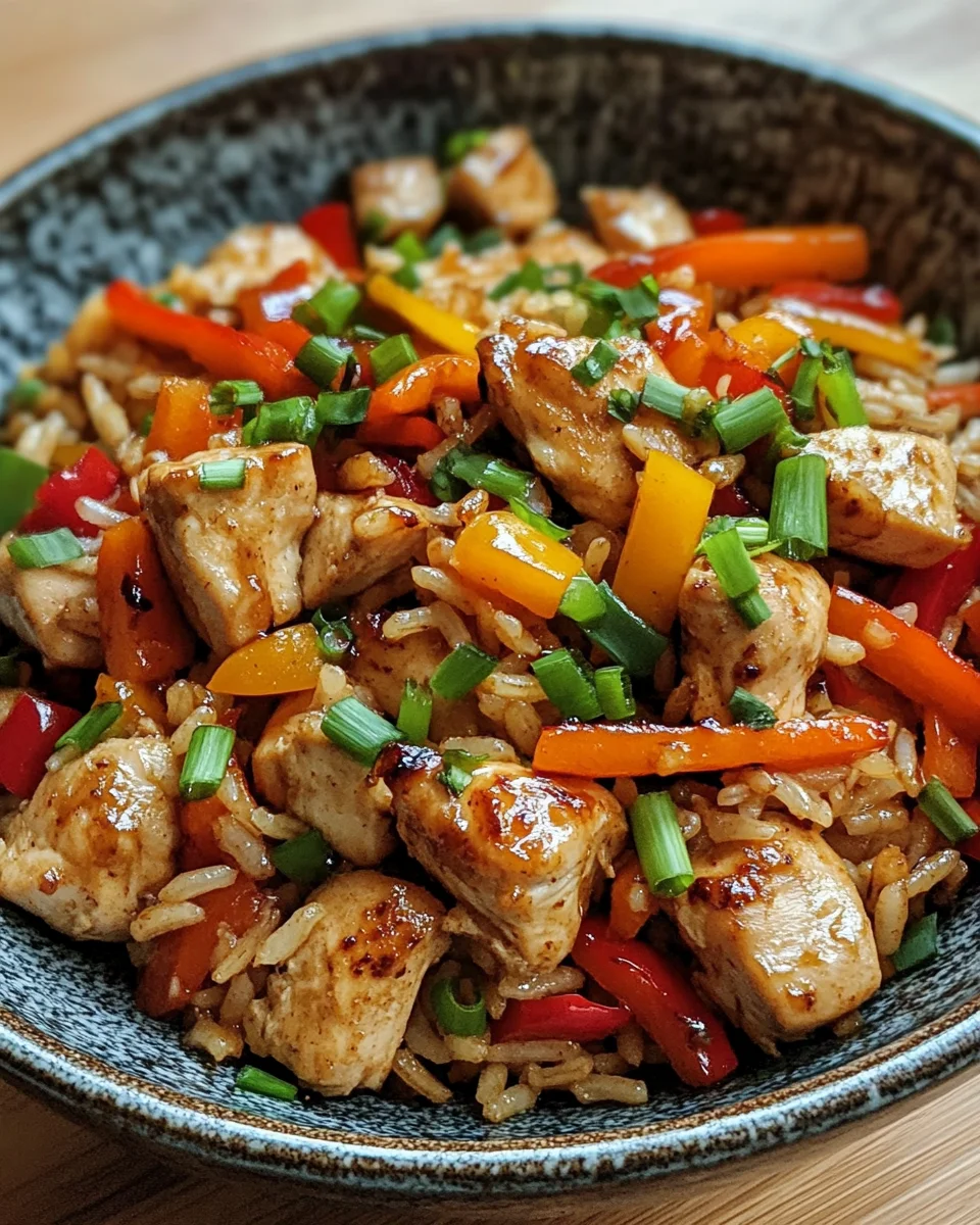 Bratreis mit H&auml;hnchen