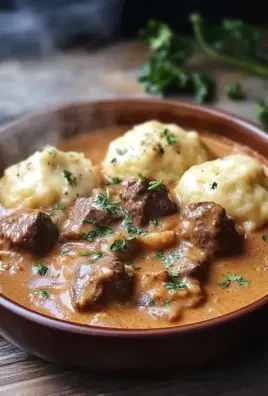 Butterzartes Rahmgulasch mit Serviettenknödel 25 Butterzartes Rahmgulasch mit Serviettenknödel