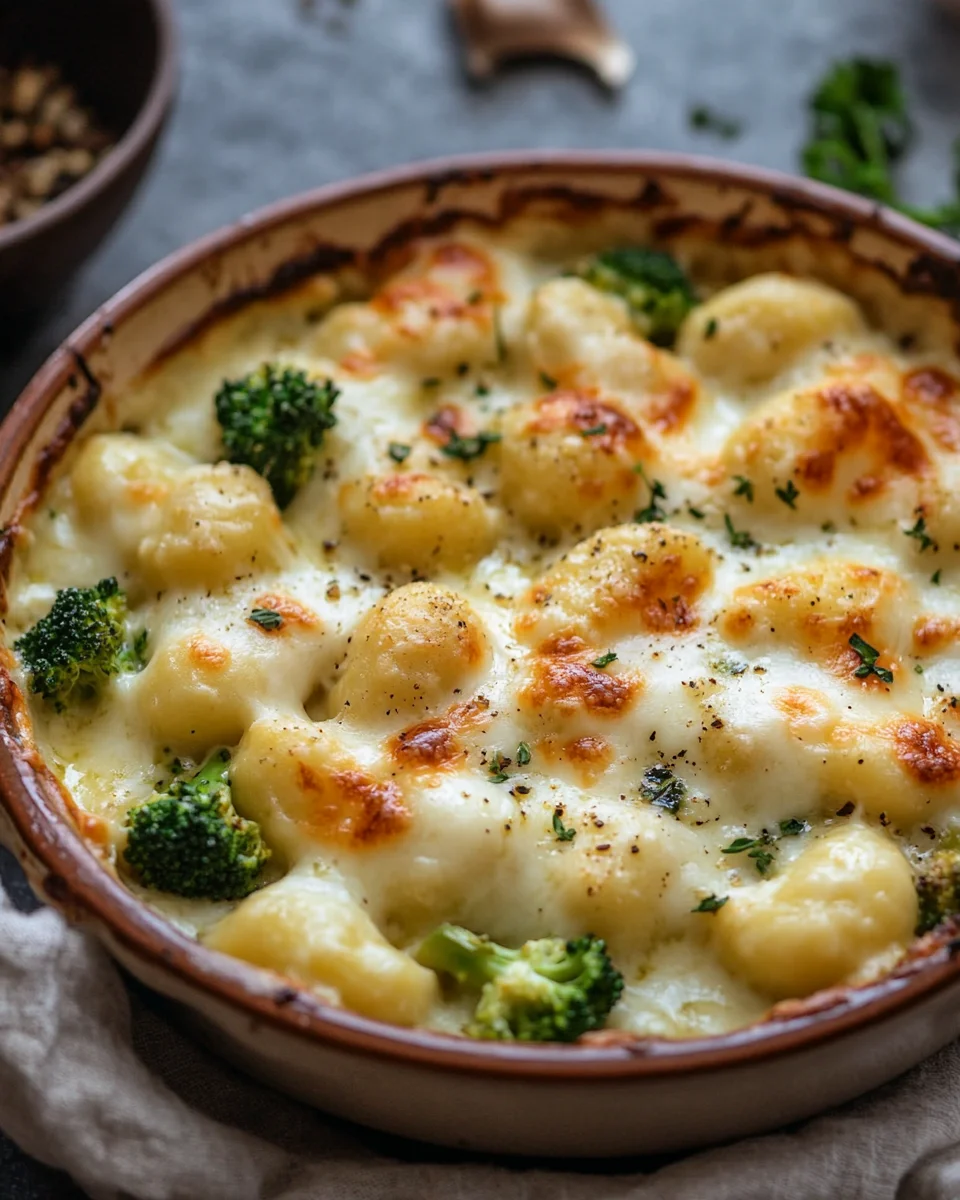 Cremiger Gnocchi Brokkoli-Auflauf 24 Cremiger