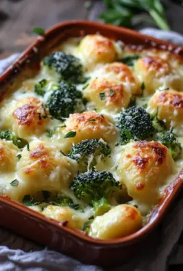 Cremiger Gnocchi Brokkoli-Auflauf