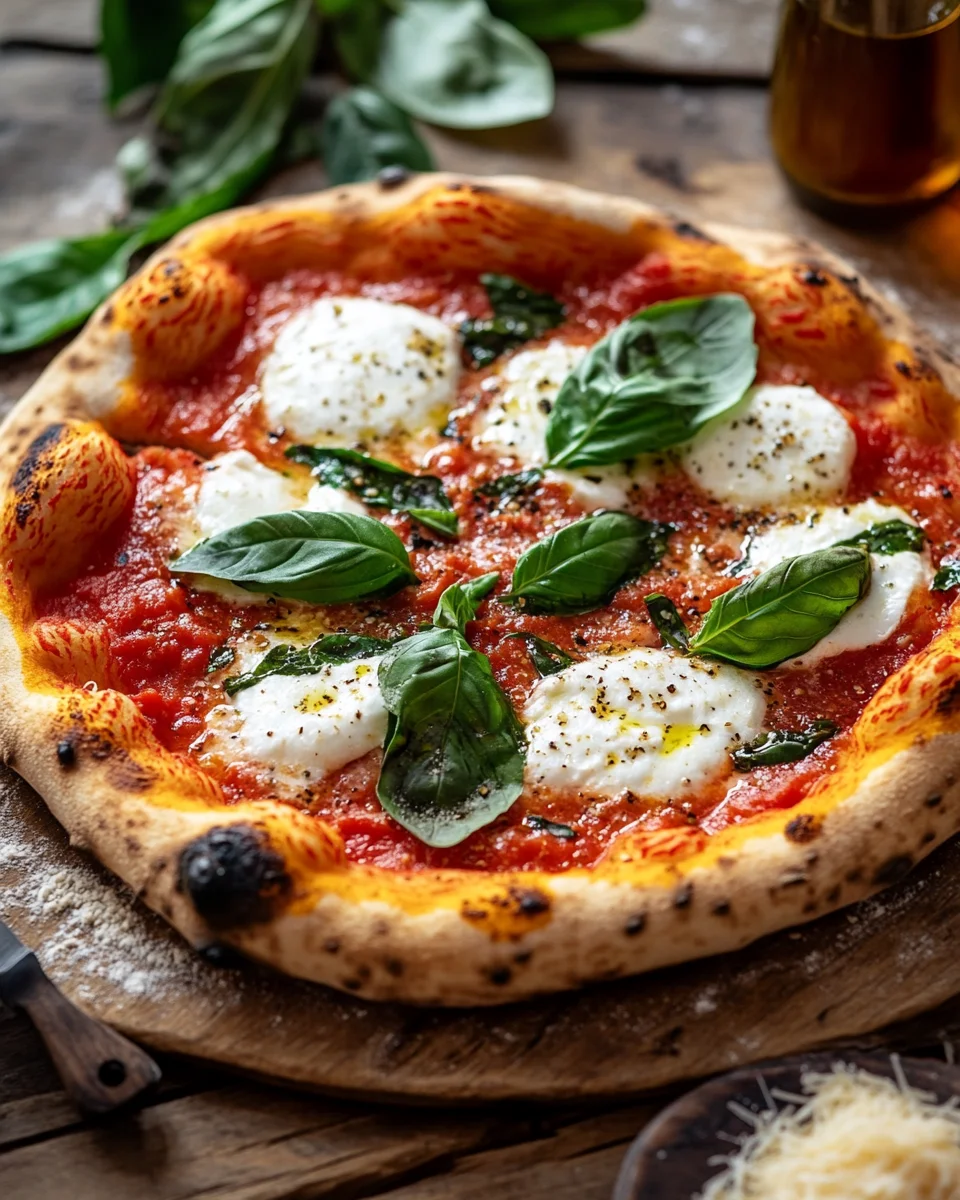 Der beste italienische Pizzateig und Pizza Margherita
