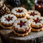 Feine Linzer-Pl&auml;tzchen mit Marmelade