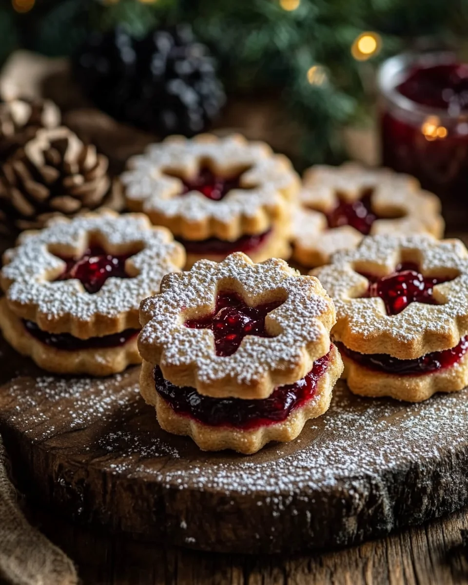 Feine Linzer-Pl&auml;tzchen mit Marmelade