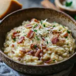 Franz&ouml;sisches Zwiebel und Speck Risotto