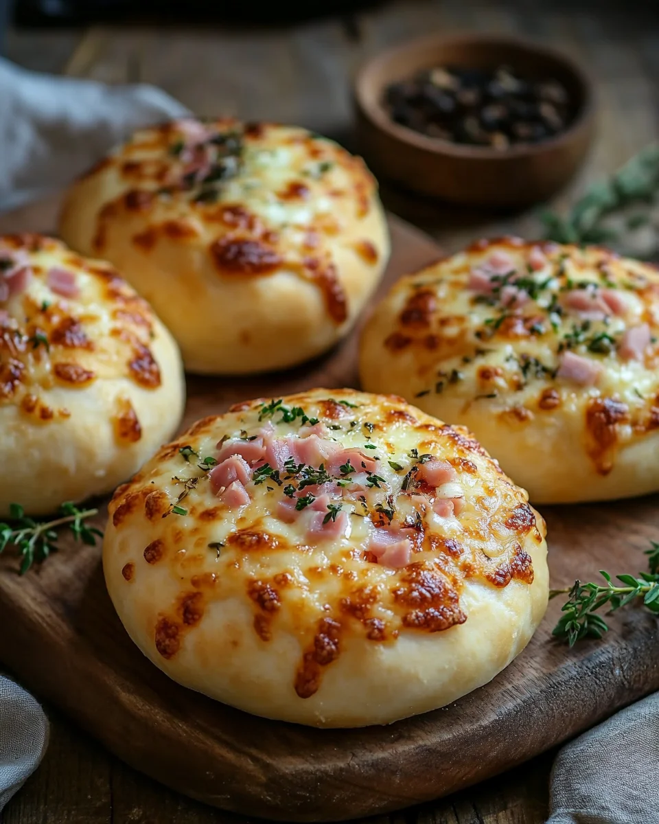 Gefüllte Pizzabrötchen selber machen