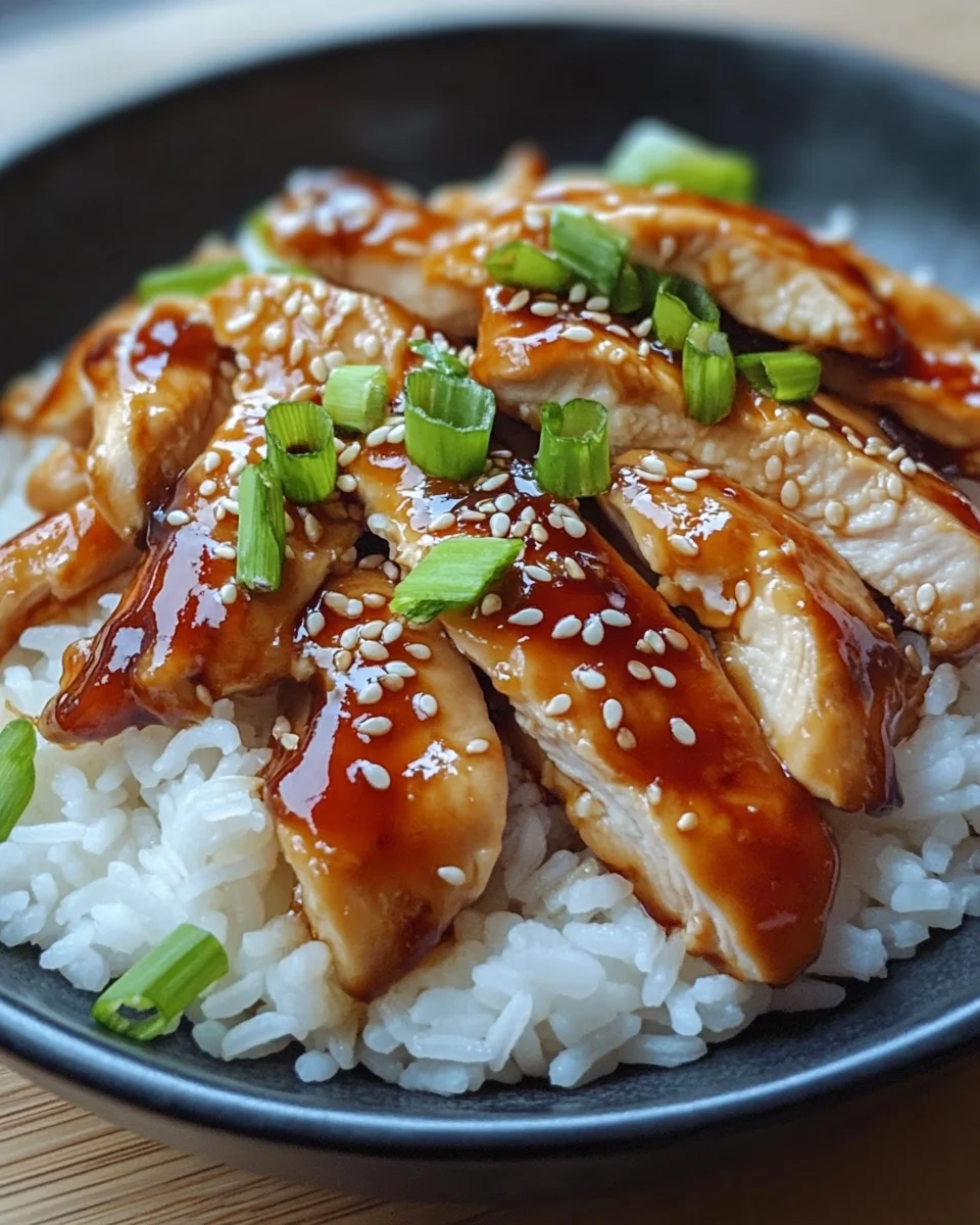 Hähnchengeschnetzeltes Teriyaki