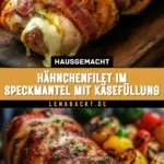 Hähnchenfilet im Speckmantel mit Käsefüllung 20 Pinterest Hidden Image