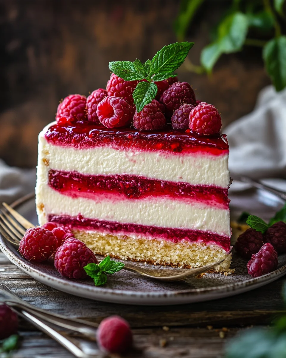 Himbeertorte mit Joghurtcreme 21 Himbeertorte