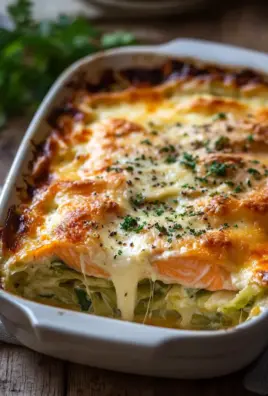 Lachs-Spitzkohl-Auflauf