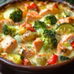 Lachsauflauf mit Gem&uuml;se