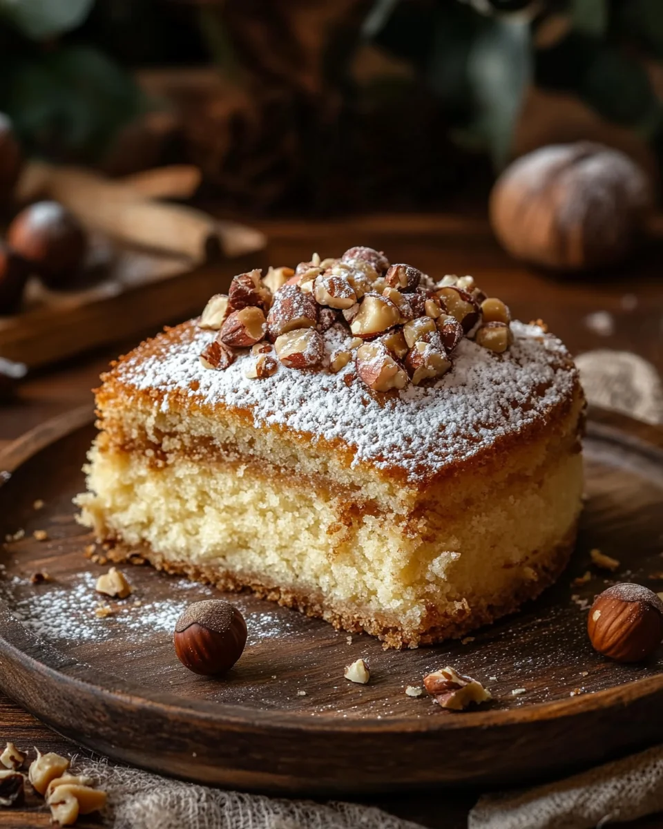 Nusskuchen mit Nougatcreme 26 Nusskuchen