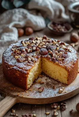 Nusskuchen mit Nougatcreme