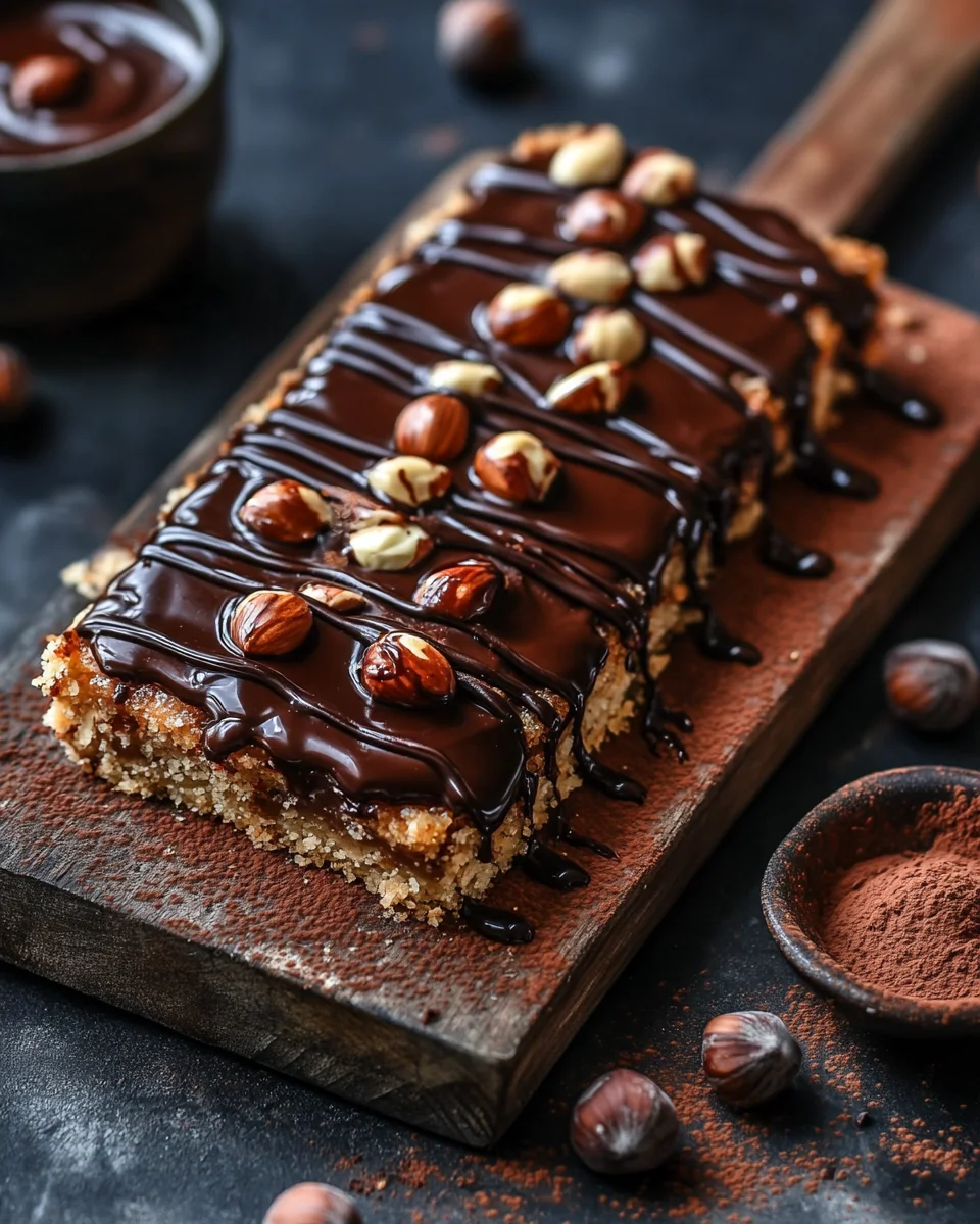 Nutella-Licious Krümelriegel