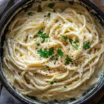 One Pot Knoblauch K&auml;se Pasta