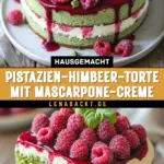 Pistazien-Himbeer-Torte mit Mascarpone-Creme 20 Pinterest Hidden Image