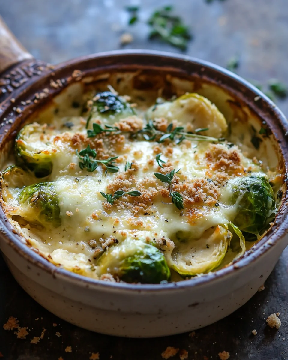 Rosenkohl-Gratin