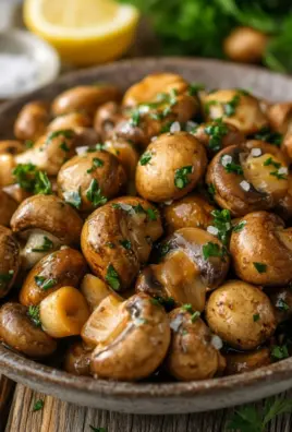 Saftige Knoblauch-Champignons Rezept