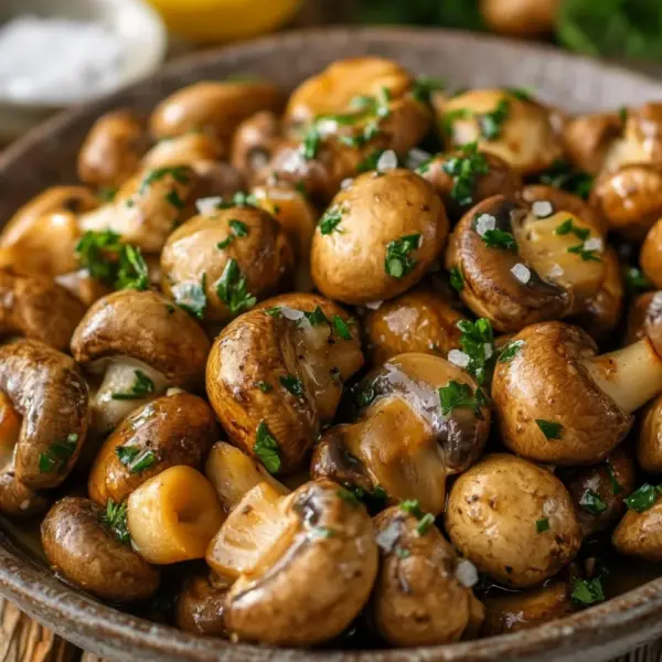 Saftige Knoblauch-Champignons Rezept