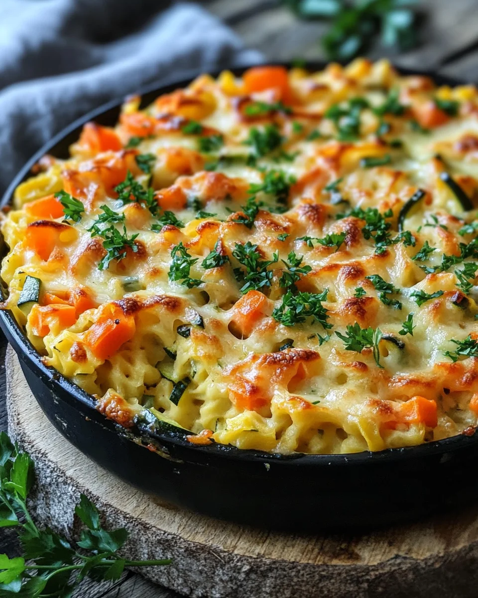 Spätzleauflauf mit Gemüse 25 Spätzleauflauf