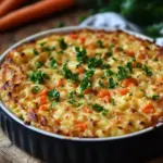 Sp&auml;tzleauflauf mit Gem&uuml;se
