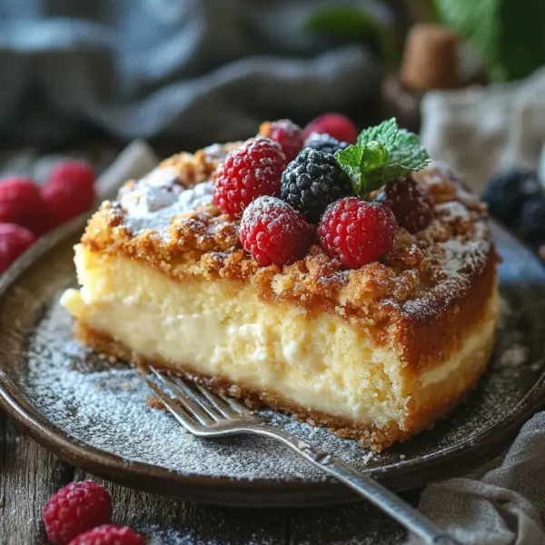 Streuselkuchen mit Pudding vom Blech