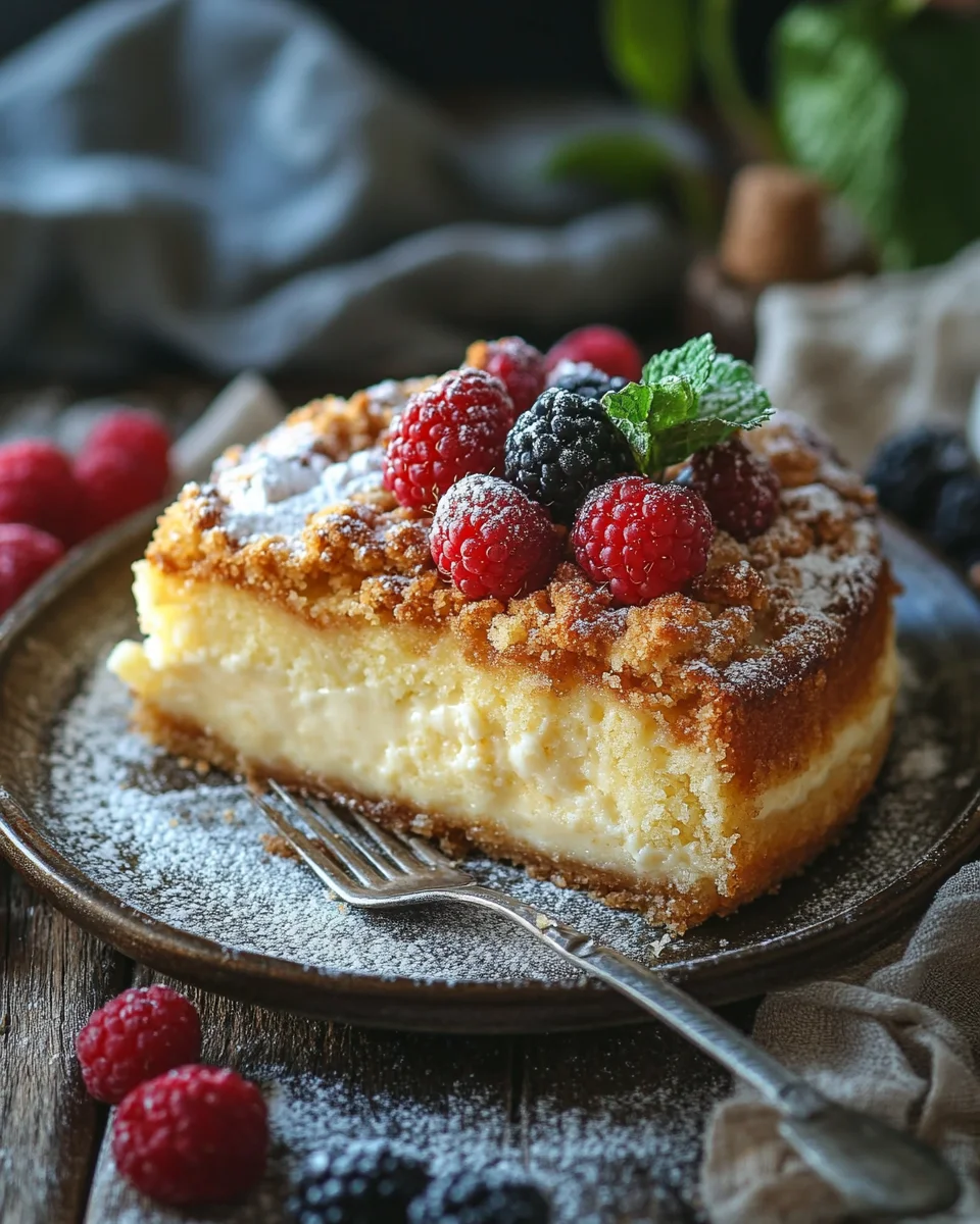 Streuselkuchen mit Pudding vom Blech