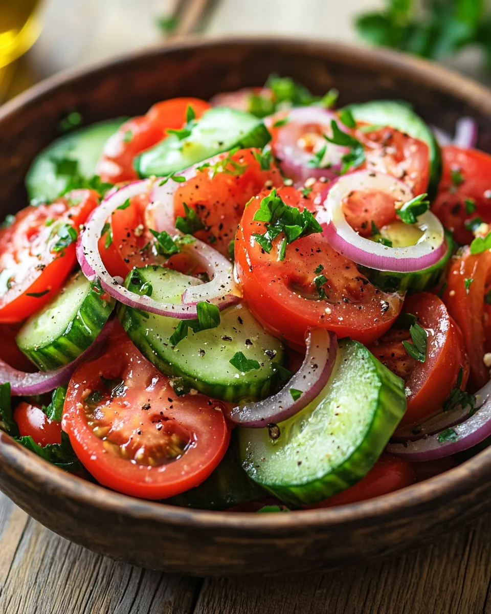 Tomaten-Gurken-Salat 18 Tomaten-Gurken-Salat