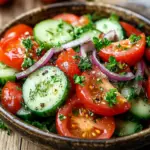 Tomaten-Gurken-Salat