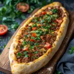 T&uuml;rkische Pide mit Hackfleisch