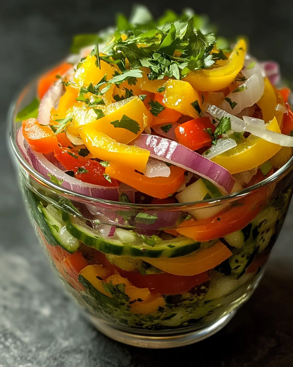 Über-Nacht-Salat Rezept zum Vorbereiten