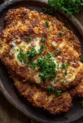 Überbackene Partyschnitzel