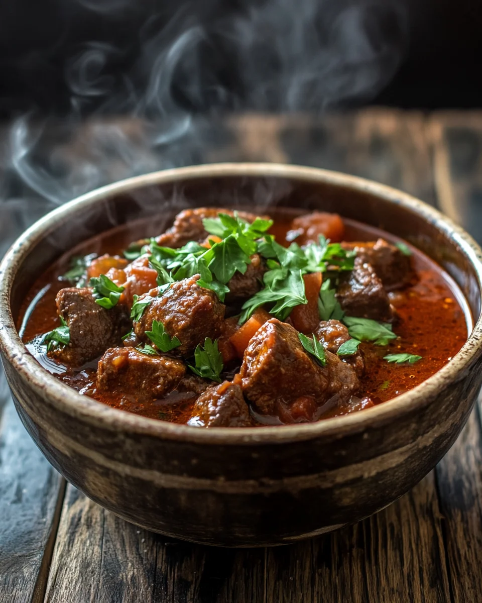 Ungarisches Paprika-Gulasch Rezept