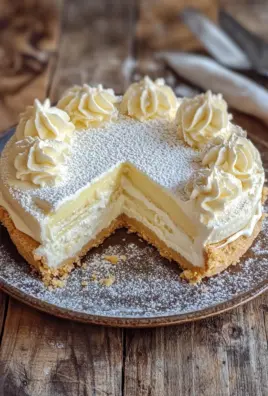 Vanillecreme Kuchen ohne Backen Rezept