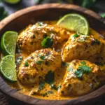 Zartes H&auml;hnchen in Kokos-Limetten-Sauce