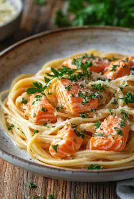 Zitronen Lachs Pasta